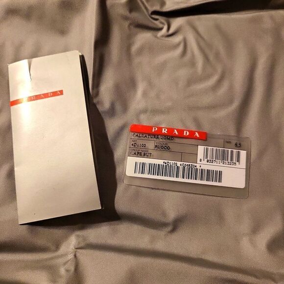 men size 61/2NIB, authentic  prada loafers gorgeous brand new!authentic  prada!! - Picture 9 of 10